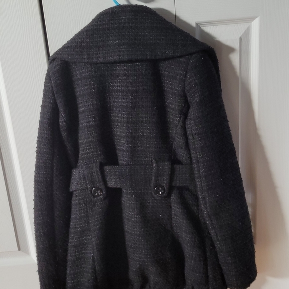 Women Black Coat - Picture 4 of 4